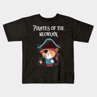 Cat Pirate Kids T-Shirt